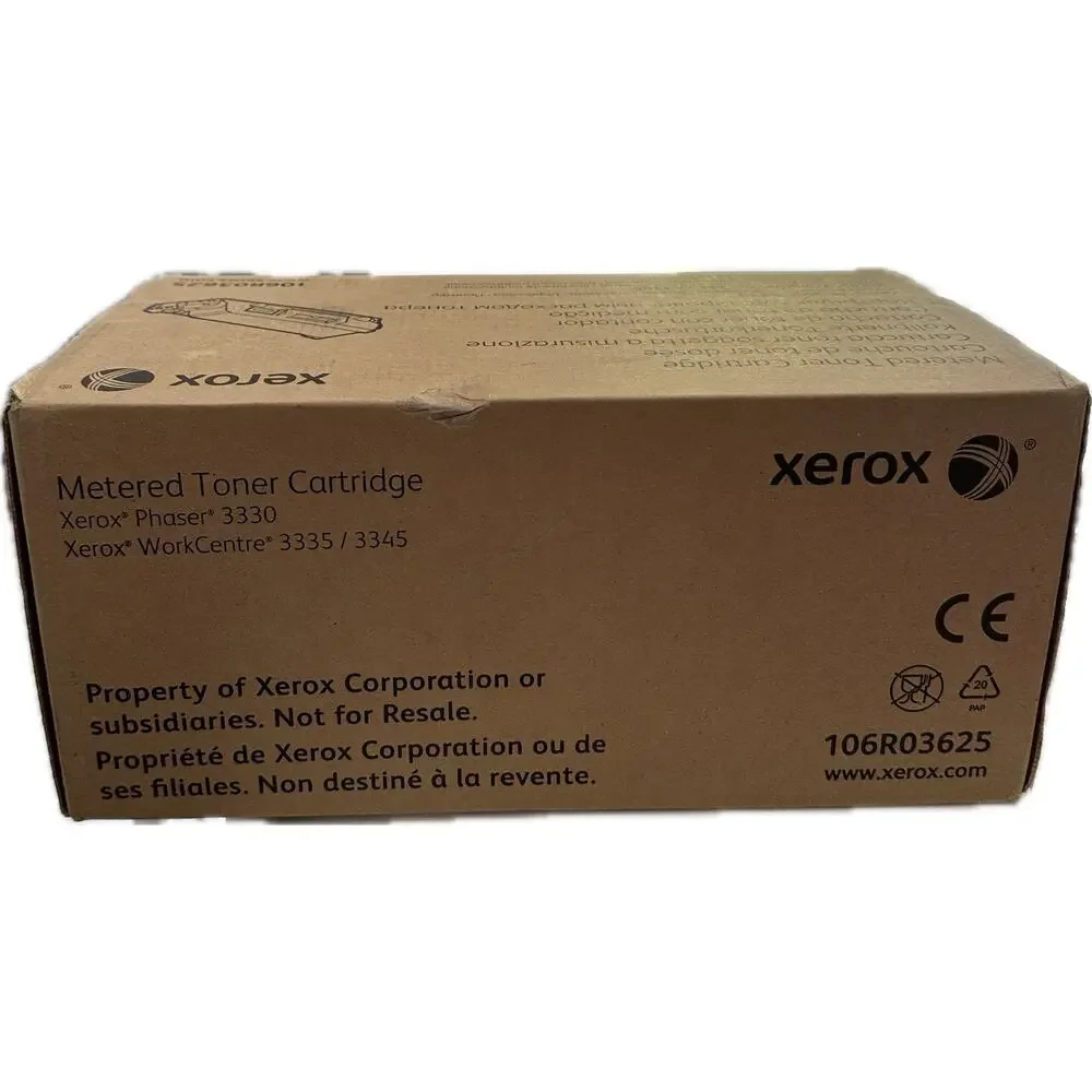 Xerox Phaser 3330 3335 3345 WorkCentre Metered Toner 106R03625 NEW IN BOX